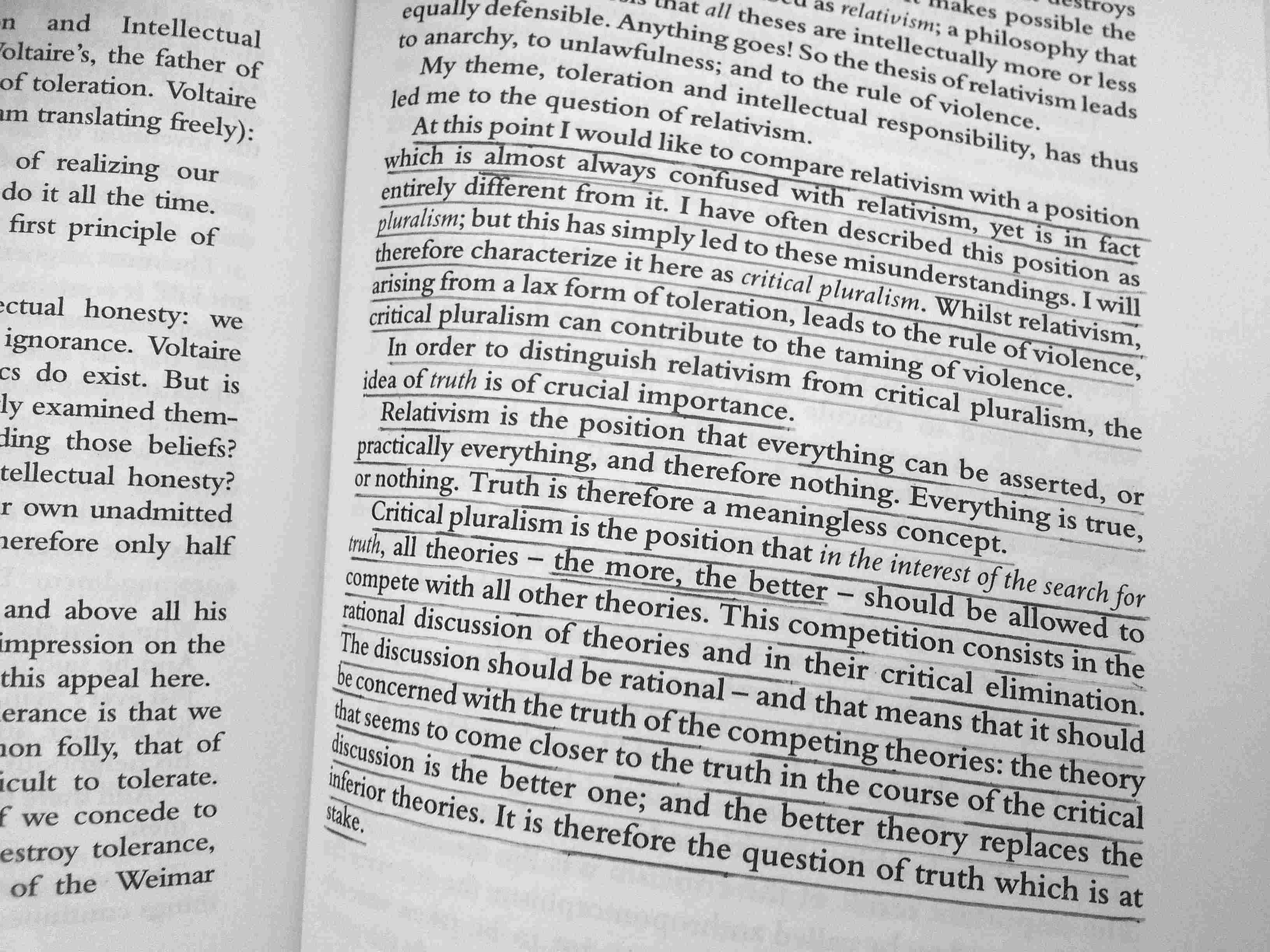 Karl Popper, In Search of a Better World